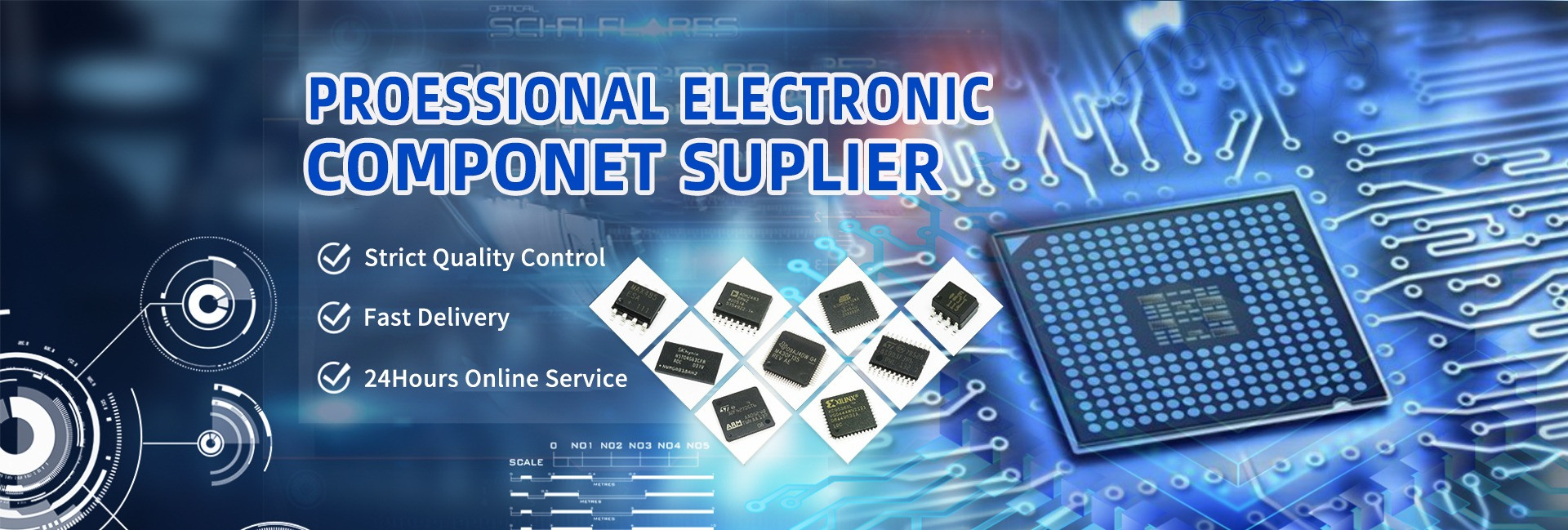 गुणवत्ता इलेक्ट्रॉनिक घटक आईसी फैक्टरी